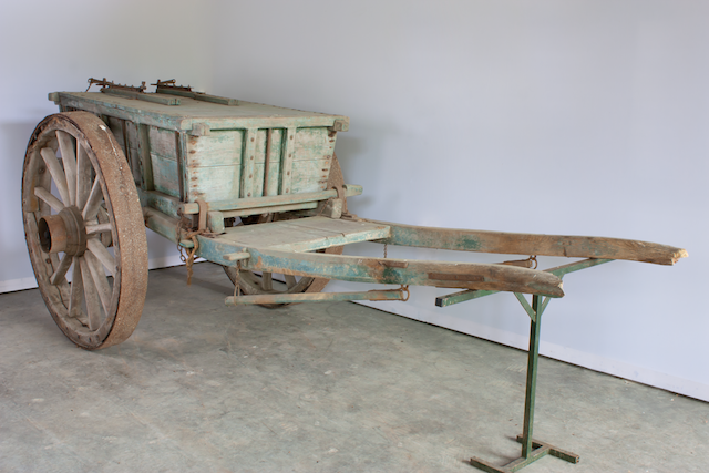 Beerkar met vaste beerbak, Karrenmuseum Essen